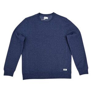 FRANK & OAK Blue Waffle Thermal Casual Sweater Mens Medium - NWOT